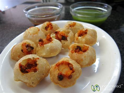Pani puri durban  Instructions: To make the Puri, mix together the semolina, all-purpose flour, salt, and enough water to form a stiff dough